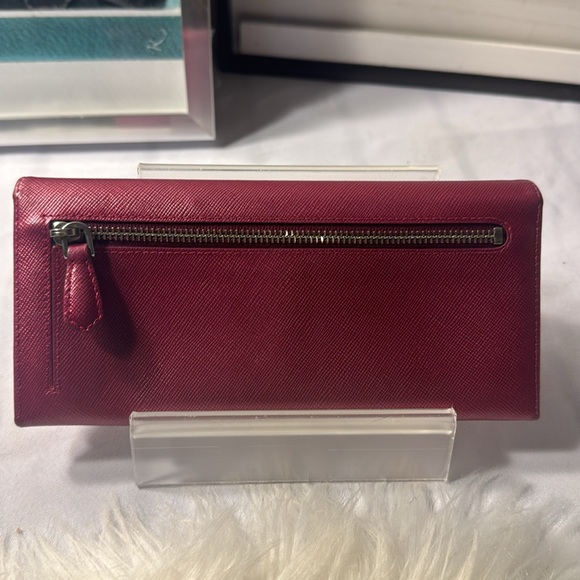 PRADA Saffiano Leather Long Bifold Wallet EUC - Picture 5 of 17